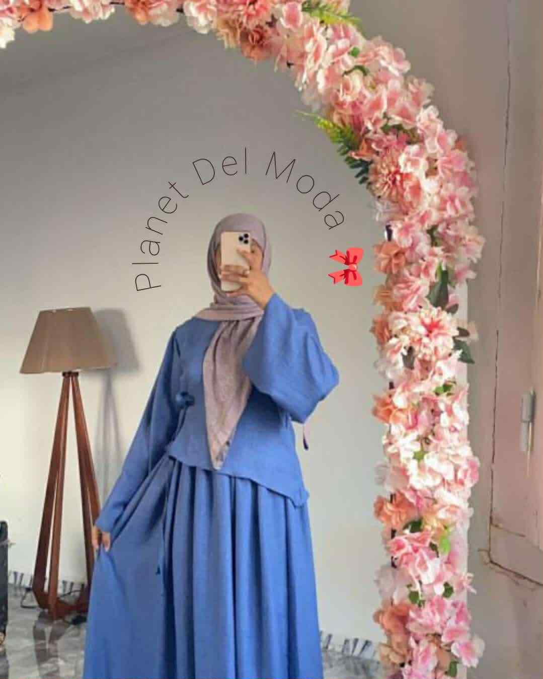 حجاب اللين العصري 💖من قطعتين